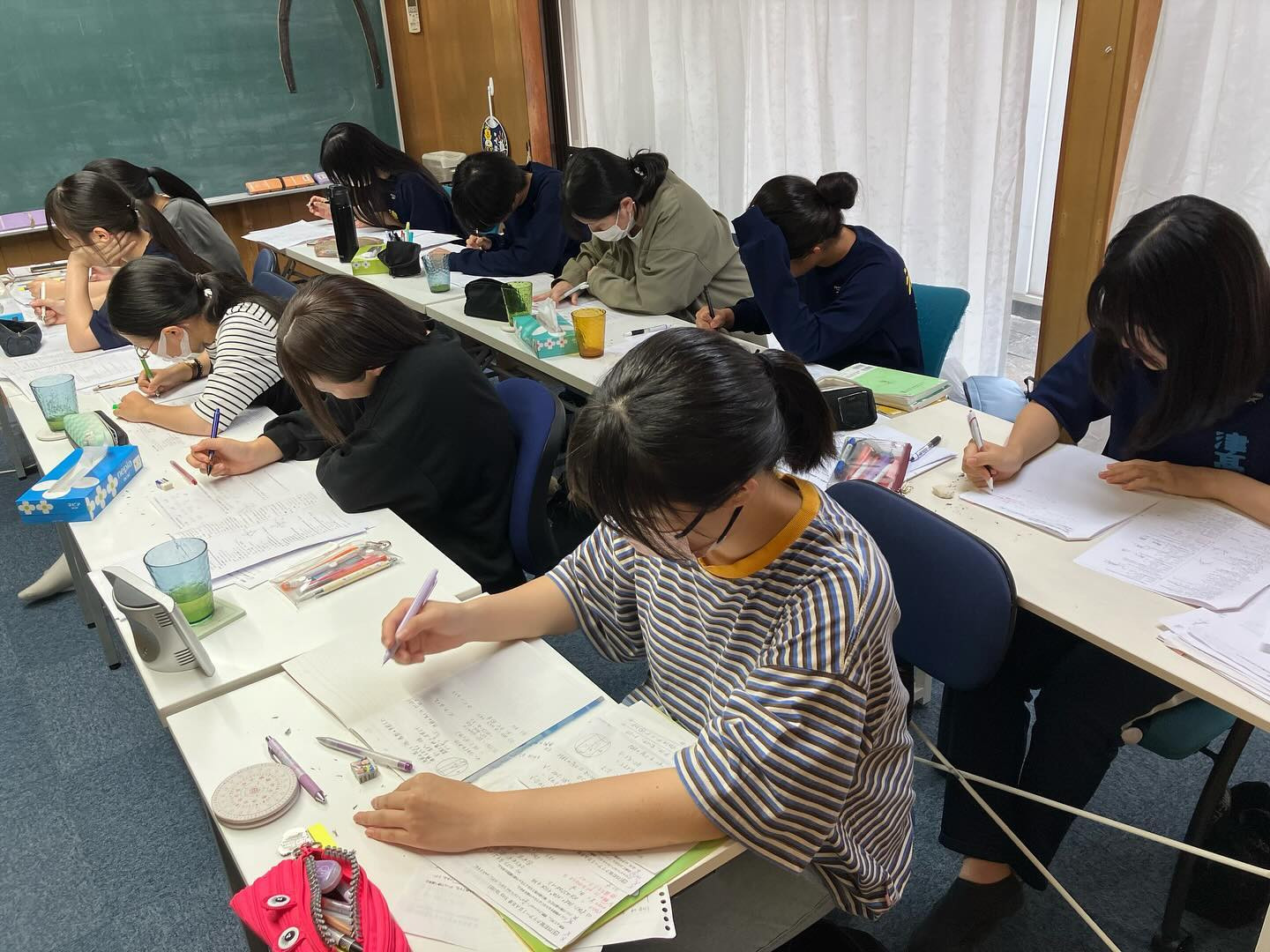 テスト勉強中